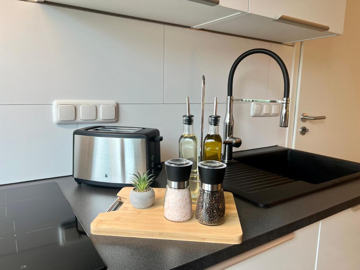 Design Apartment Mit Balkon - Kueche - Netflix 埃森 外观 照片