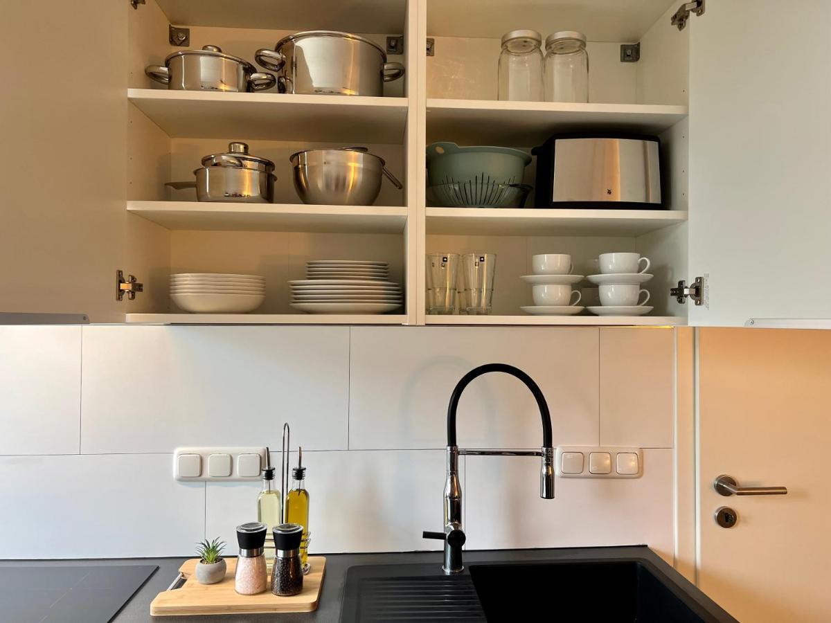 Design Apartment Mit Balkon - Kueche - Netflix 埃森 外观 照片