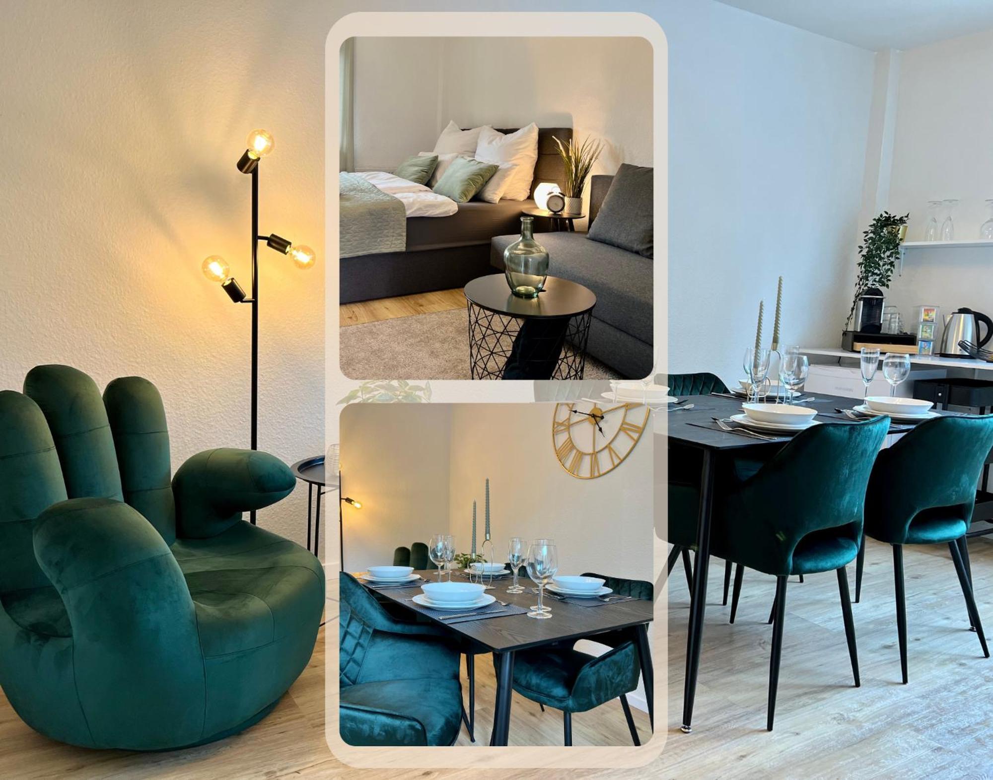Design Apartment Mit Balkon - Kueche - Netflix 埃森 外观 照片